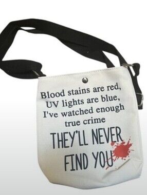 True Crime Print Bag ❤️
